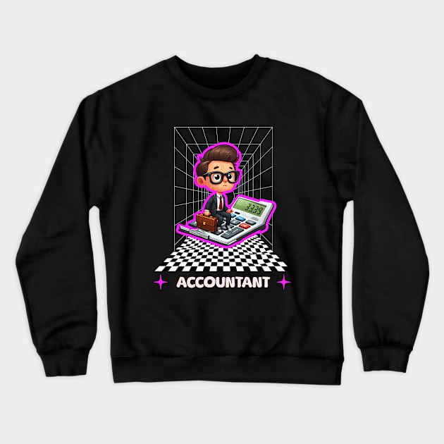 Funny Accountant Crewneck Sweatshirt by Create Magnus